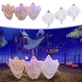 thumbnail image 1 of Juego de decoración al aire libre con luz LED Halloween Ghost | Accesorios de estaca fantasma brillante de 3 piezas | Resistente a la intemperie | Fácil instalación del césped | Decoración de patio, 1 of 5