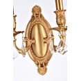 thumbnail image 3 of Rosalia 2 light Dark Bronze Wall Sconce Clear Royal Cut Crystal, 3 of 7