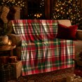 thumbnail image 3 of Classic Autumn Tartan Plaid, Festive autumn celebration Scene, Warm Flannel Blanket for Living Room and Family Room with Detailed Artwork, Art Lovers autumn celebration Gift, Festive Home Decor, 3 of 9