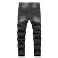 thumbnail image 4 of RUTAYY Children Boys Distressed Jeans High Street Long Denim Pants with Pocket Comfortable Stretch Chic Elegant Trousers, 4 of 9
