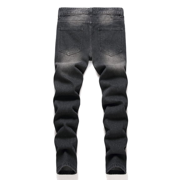 oqasdz Boys Jeans High Street Fashion Long Denim Pants for Kids Stretch Trousers Spring Fall Versatile Casual Outdoor