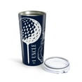 thumbnail image 2 of Golf Uncle 20 oz Stainless Steel Tumbler Double-Wall Insulated with Lid, Blue, 2 of 12