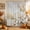 Cream, Gold, variant on White Floral Shower Curtain, Waterproof Shower Curtains for Bathroom, Modern Abstact Oil Painting Flower Cream Gold Washable Fabric Bathtub Curtain Set Bath Decor with 12 Hooks Standard 72"x72"