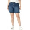 Gloria Vanderbilt Women's Plus Size 3/4 Thigh 8" Relaxed Fit Short, 22W, Destin