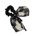 thumbnail image 5 of Unique Bargains 1 Pc Fashion Ribbon Scrunchies Hair Elastic Band white flower, 5 of 5