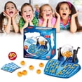 thumbnail image 2 of Langgg Bingo Party Game Classic Family Children Numbers Machine Game Toy Christmas Party Game, 2 of 9