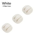 thumbnail image 1 of Adhesive Cable Clips Silicone Cable Organizer Desktop Wall Charging Cord Earphone Line Mous Management USB Data Cable Holders 2 Clips 3 pcs, 1 of 6