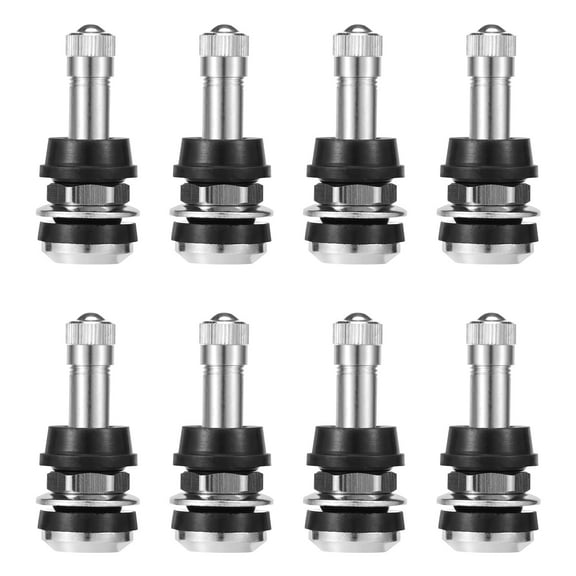 Wrvxzio 8Pcs Metal Valve Stems Compatibility Good Sealing Tyre Valve Easy to Install Designed for Tubeless Tires ( TR 416 Brass )
