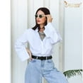 thumbnail image 3 of JASGOOD Women Black Belts for Jeans Pants Ladies Leather Belt with Pin Buckle, 3 of 7