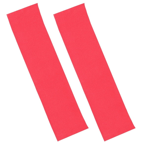 Qnmwood Skateboard Grip Tape Red Non Slip Sandpaper (2 Sheets)