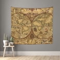 thumbnail image 2 of Balery World Map1 Pattern Tapestry 60x51 Inches - Large Wall Hanging Tapestry for Bedroom, Living Room, Dorm Decor - Artistic and Aesthetic Room Decor, 2 of 9