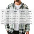 thumbnail image 3 of Cmfcve Men's and Big Men's Long Sleeve Plaid Shirts Fashion Casual Loose Fit Button Down Shirts, 3 of 7