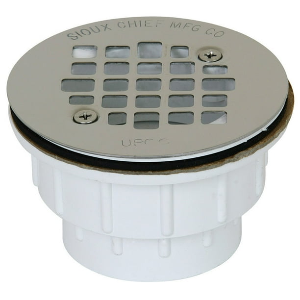 Sioux Chief 2 in. Dia. PVC Shower Drain