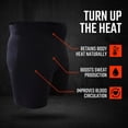 thumbnail image 2 of Neoprene Training Shorts for Men and Women Lightweight, Low-Rise Fitted Sweat Shorts for Enhanced Water Weight Reduction, Comfortable and Durable Workout Gear, Black, Medium, 2 of 7