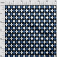 thumbnail image 2 of oneOone Polyester Lycra Blue Fabric Argyle Check Diy Clothing Quilting Fabric Print Fabric By Yard 56 Inch Wide, 2 of 4