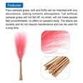 thumbnail image 4 of Uxcell 20Pcs Faux Pampas Grass 21.65" Fake Pampas Grass Decor Gradual Red, 4 of 7