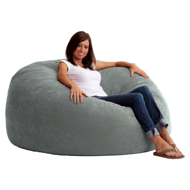 King 5' Fuf Comfort Suede Bean Bag Chair, Multiple Colors - Walmart.com
