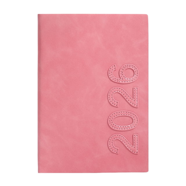 Leodye 1PCS Dated Schedule Planner Compact Practical Home office Daily Date Note Planner Notebook -8.46x5.83x0.79 in