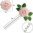 thumbnail image 3 of Gustave 50pcs Artificial Roses Flowers Foam Fake Roses with Stems for DIY Wedding Bouquets Centerpieces Floral Arrangements Party Tables Home Decorations (Pink), 3 of 7