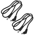 thumbnail image 1 of Black DC Power Cables for Electric Guitar Pedal with High-Quality PVC and Metal Materials 2Pcs, 1 of 8