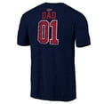 thumbnail image 3 of Men's Navy Minnesota Twins Father's Day Greatest Dad Tri-Blend T-Shirt, 3 of 3