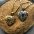 thumbnail image 6 of Jingting Heart Shaped Pendant Silver Necklace, Steel, 6 of 8