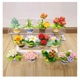 thumbnail image 2 of Juguetes Bloques Flores 12pz Lab.G, Multicolor, 2 of 5