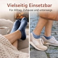 thumbnail image 4 of Alkepwun No Show Socks 10pc Unisex Lightweight Breathable Ankle Low Cut Casual Socks Assorted Solid Pack Soft Non Slip Moisture Wicking Athletic Running Yoga Socks, 4 of 8