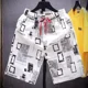 thumbnail image 4 of Pantalones cortos para hombre, estilo coreano, con estampado floral, estilo playero, elásticos, de diseñador de moda, Y2k, talla XL, 4 of 5
