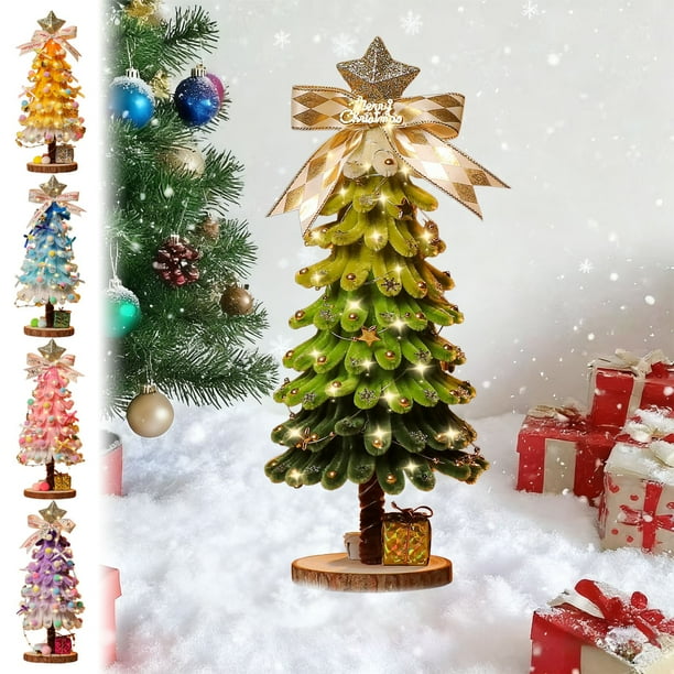 Regalos para Árboles de Navidad, Decoraciones Navideñas, Nochebuena, Regalos de Navidad para Niños, Juguetes 2025, Árbol de Navidad de Palos Retorcidos.