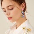 thumbnail image 4 of Boucles d'Oreilles Pendantes Élégantes à la Mode pour Filles Note Musicale Boucles d'Oreilles, 4 of 8