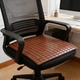 thumbnail image 1 of Cojín de Bambú para Asiento | Almohadilla de Ratán Tejido para Silla | Alfombrilla Cuadrada Transpirable para Sofá, Comedor, Oficina y Asiento de Coche | Alfombrilla Antideslizante y Fresca para Vera, 1 of 7