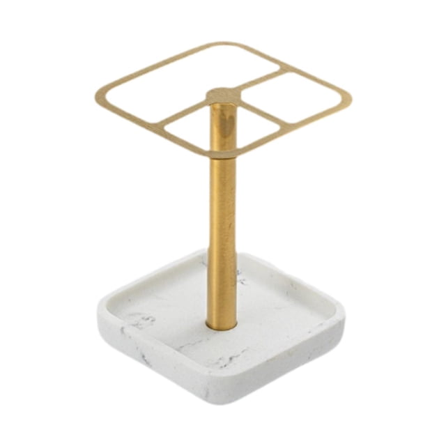 Soporte para cepillo de dientes, rejillas para cepillos de dientes múltiples, soporte para cepillo de dientes, cepillo eléctrico Oro