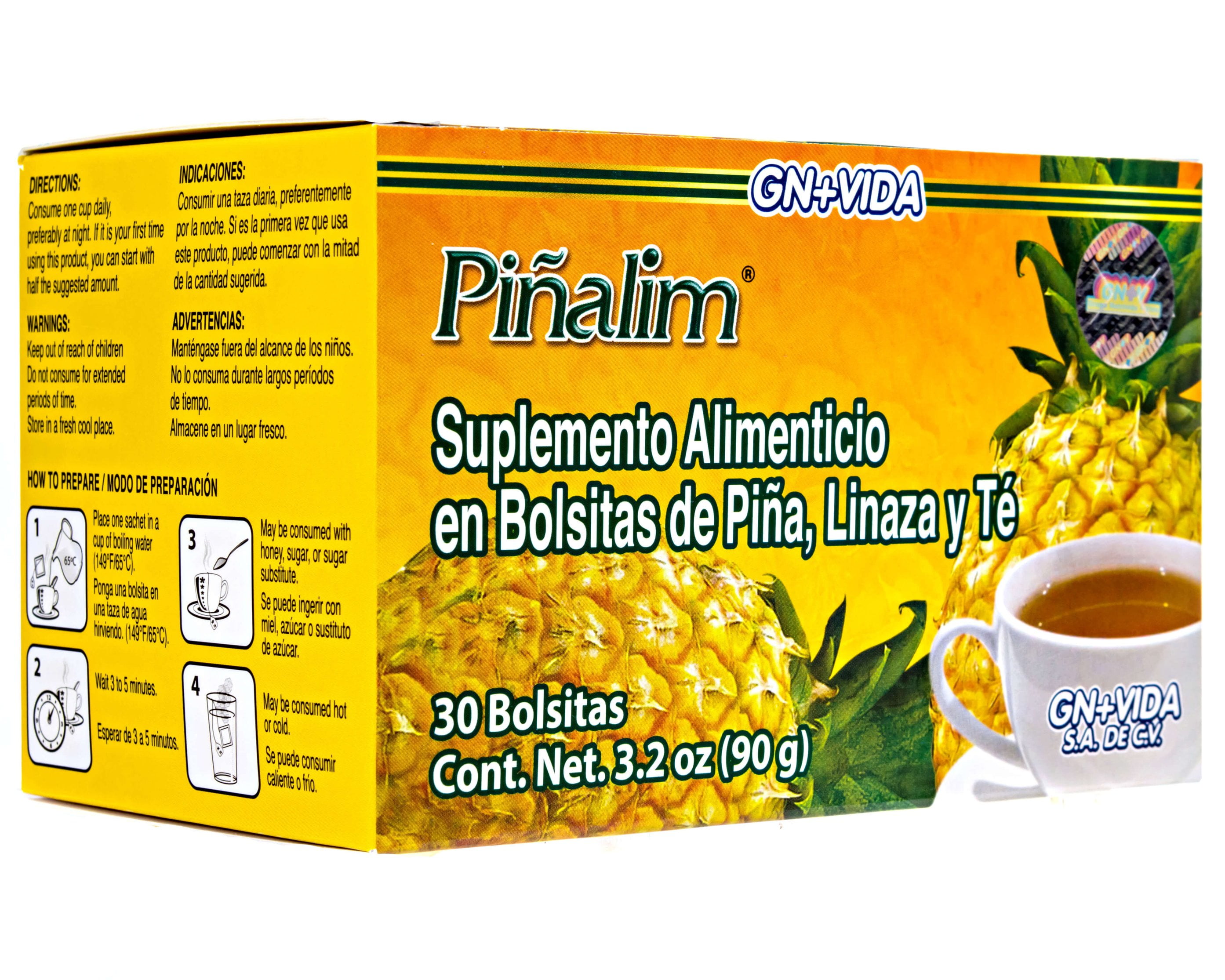 Pinalim Herbal Supplements, 1 Cup Per Serving, 3.2 oz