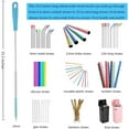 thumbnail image 4 of SUWU 8-Pack Bottle Cleaning Brush Set - Long Handle Baby Bottle Cleaner for Washing Narrow Wine/Beer Bottle,Thermos,Hummingbird Feeder,Sports Well,Plus Kettle/ Straw Brush, 4 of 7