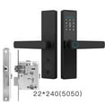 thumbnail image 2 of Smart Door Lock Digital Electronic Lock Smart Home Wooden Door Lock Biometric Fingerprint ,Easy to Use, 2 of 7