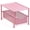 Pink, variant on Stackable Under Sink Cabinet Sliding Basket Organizer Drawer, Bronze Finish, Space-Saving Kitchen Storage Solution, Easy Slide Out, Durable Metal Wire Basket Organizer