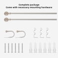 thumbnail image 3 of KITBONIS Curtain Rod Set Ball Dec Engraved Double Extendable Curtain Rod 48"-84", 3 of 7
