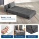 thumbnail image 4 of Yeshouse Sofá cama plegable convertible 4 en 1, sofá de dos plazas plegable con almohada, sofá cama tapizado para dormitorio, sala de estar o habitación de invitados, 4 of 7