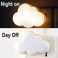 thumbnail image 2 of Luz nocturna LED con sensor, luces nocturnas enchufables para niños y adultos, lámpara de pared con iluminación de ensueño, luz nocturna en la nube para dormitorio y baño, 2 of 5