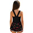thumbnail image 2 of Tutolipy Cherry One Piece Swimsuit, Wide Straps Bathing Suit, Fashion for Summer, Size 6-7 Years, 2 of 8