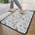 thumbnail image 4 of Basketball Doodle Pattern Door Rugs,Washable Non Slip Door Mats Indoor,Decorative Door Mats,Entry Mat Indoor for Entrance,Bedroom,Kitchen,Bathroom,30"x17", 4 of 6