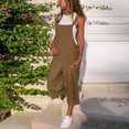 thumbnail image 1 of Combinaison de Sport Décontractée pour Femmes en Lin et Coton avec Poches Taille Mi-Haute Printemps Été, 1 of 9