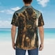 thumbnail image 4 of Balery desert Man Shepherd Dog Camisas hawaianas de manga corta para hombre, camisas playeras de corte holgado, camisas de vacaciones con botones,Medium, 4 of 7
