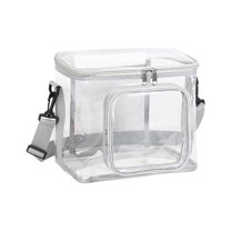 Clear Lunch Bag For S Large Size Clear Stadium Approved Reusable Insulated Lunch Box With Adjustable Shoulder Strap Lightweight Portable Tote For Work School
