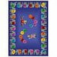 thumbnail image 2 of Kid Essentials - Early Childhood Circus Elephant Parade, 5'4" x 7'8", Multicolored, 2 of 2