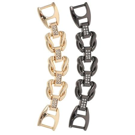 

NUOLUX 2pcs Alloy Tighten Clips Useful Stylish Clasps Fashionable Handbag Clips