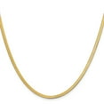 thumbnail image 2 of 14K Yellow Gold 2.5mm Silky Herringbone Chain Necklace, 2 of 8
