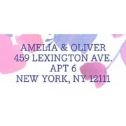 Artistic Floral Personalized Address Label