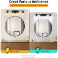 thumbnail image 7 of Pynsseu 4-Light LED Vanity Light with Clear Glass Shades Decor for Lighting, 7 of 7